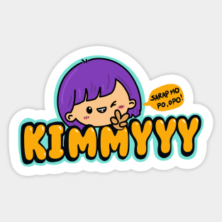 FILIPINO SLANG FUNNY KIMMY MIMIYUUUH STICKER Sticker